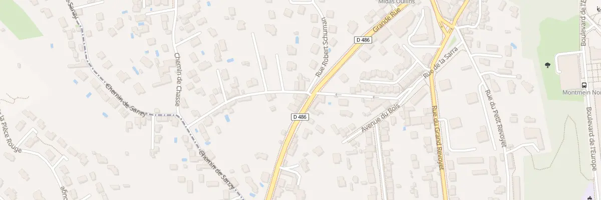 Plan du 262 Grande Rue à Oullins-Pierre-Bénite