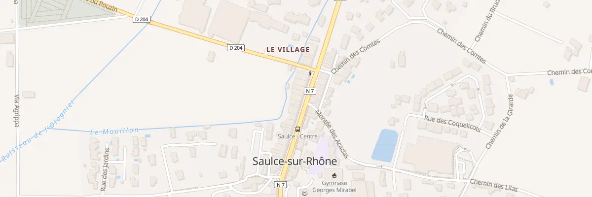 Plan du 33 Av du Dauphine à Saulce-sur-Rhône