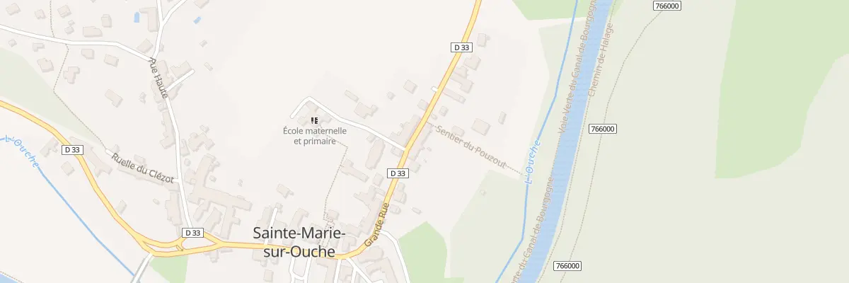 Plan du 302 Rue Grande Rue à Sainte-Marie-sur-Ouche