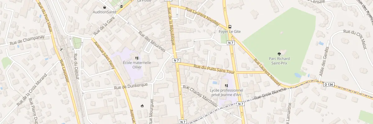 Plan du 4 Rue du Puits Sans Tour au Péage-de-Roussillon
