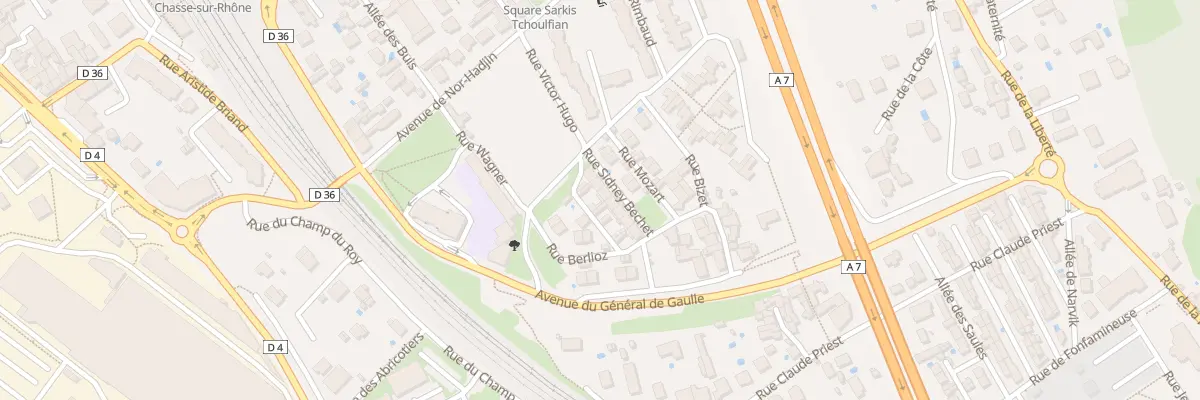 Plan du 36 Rue Sidney Bechet à Chasse-sur-Rhône