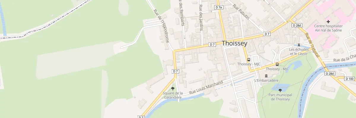 Plan du 30 Rue du Beaujolais à Thoissey