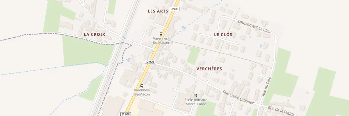 Plan du 57 Rue Cadot Laborier à Varennes-lès-Mâcon
