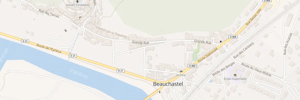 Plan du 15 Rue des Jardins à Beauchastel