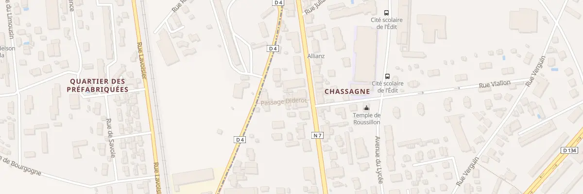 Plan du 4 Pas Diderot à Roussillon