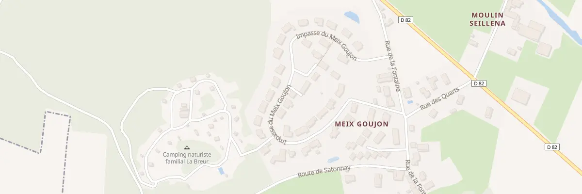 Plan du 338 Rue du Meix Goujon à Laizé