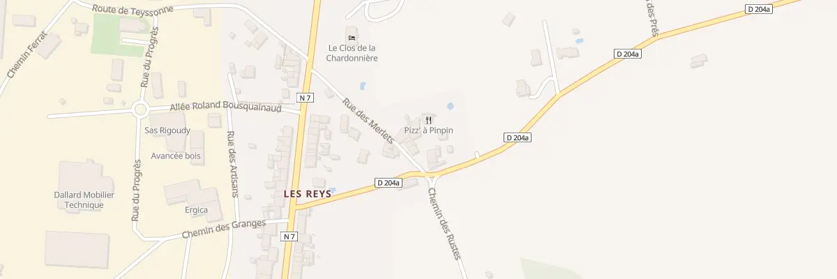 Plan du 9 Rue des Merlets à Saulce-sur-Rhône