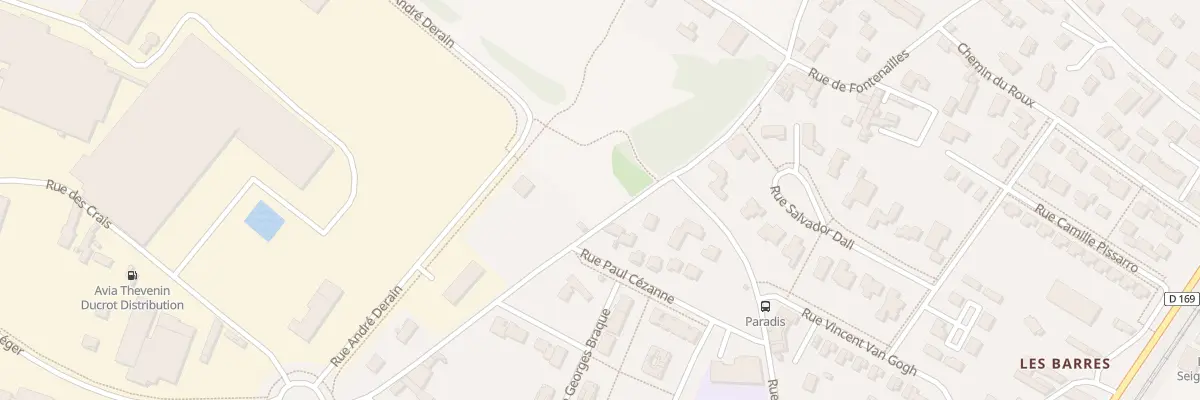 Plan du 1182 Rue du Beaujolais à Mâcon
