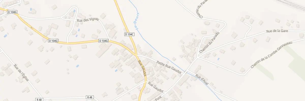Plan du 2 Petite Rue Gaudot à Mâlain