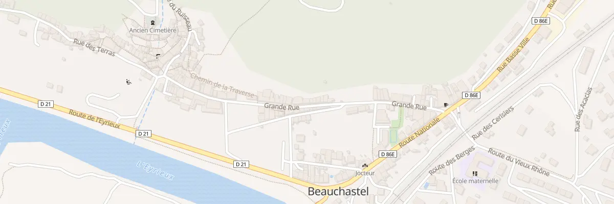 Plan du 31 Gr Grand Rue à Beauchastel