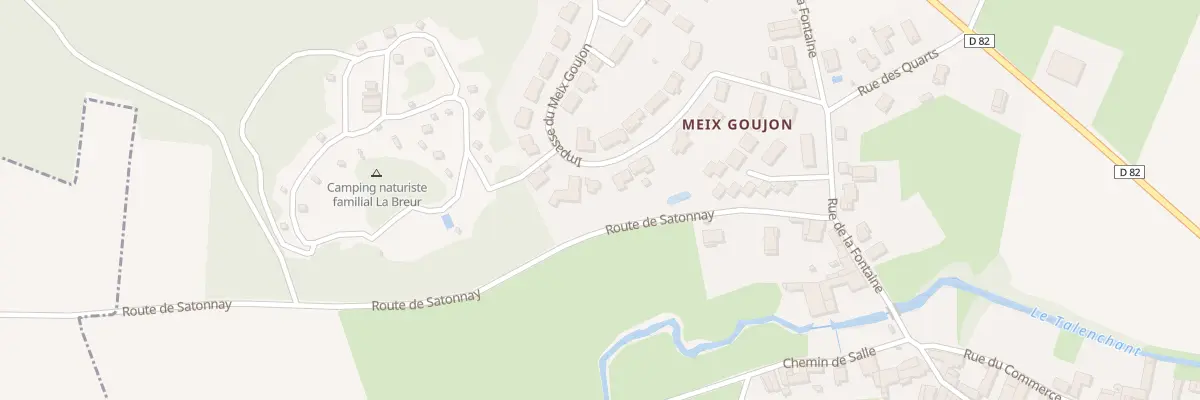 Plan du 205 Rue du Meix Goujon à Laizé