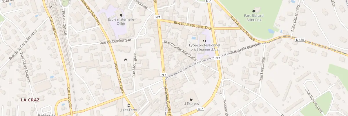 Plan du 146 Rue de la République au Péage-de-Roussillon