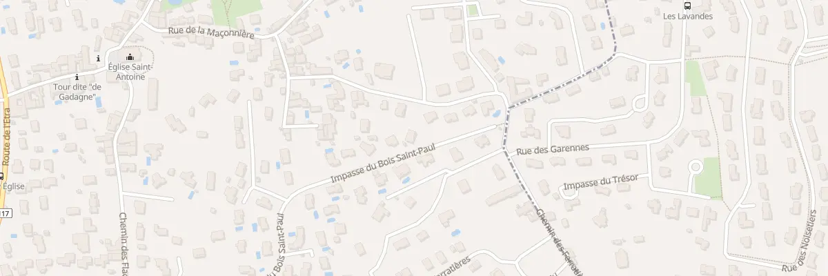 Plan du 5619 Imp du Bois St Paul à Charly
