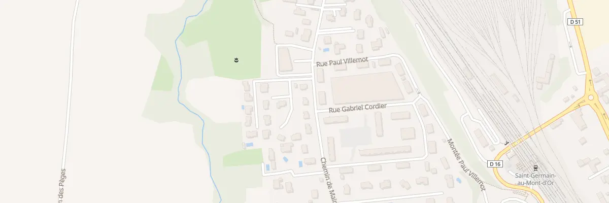 Plan du 51 Che de Maintenue à Saint-Germain-au-Mont-d’Or