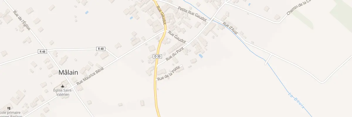 Plan du 4 Rue du Pont à Mâlain
