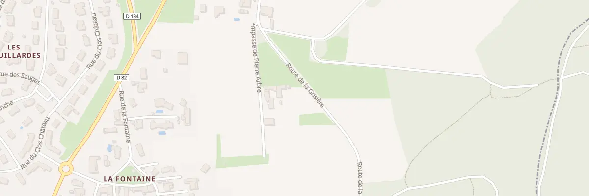 Plan du 3483 Rte de la Grisière à Hurigny
