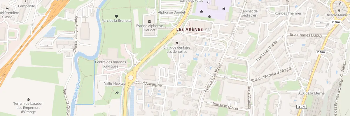 Plan du 90 Rue du Roussillon à Orange