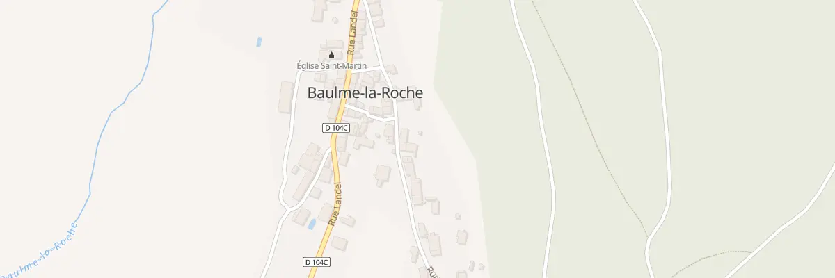 Plan du 9 Rue Marechal Foch à Baulme-la-Roche