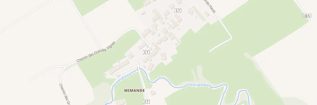 Plan du 8 Rue des Moutelles à Chaudenay