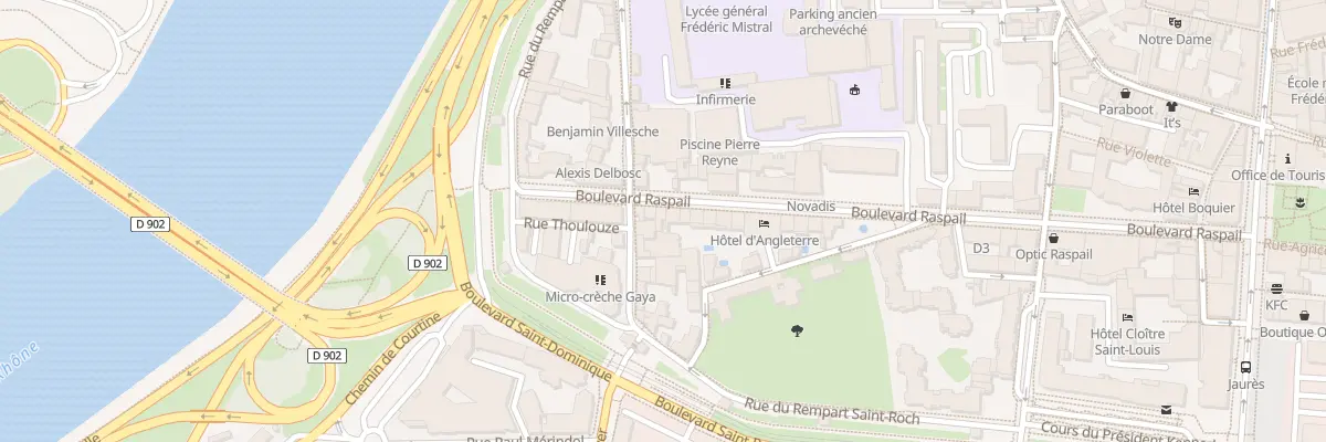 Plan du 43 Bd Raspail à Avignon