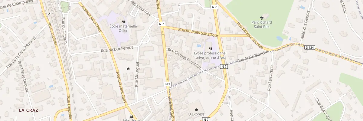 Plan du 11 Rue Charles Marchisio au Péage-de-Roussillon