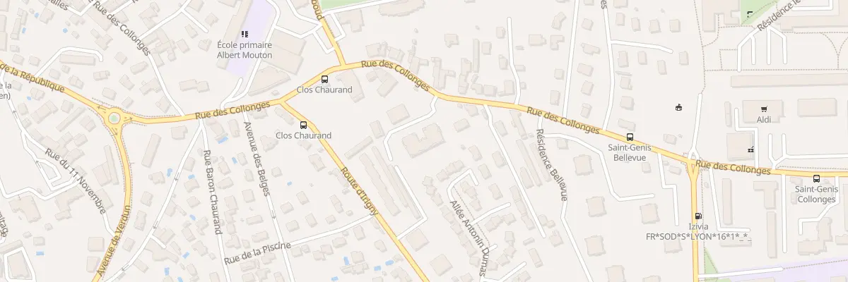 Plan du 42B Rue des Collonges à Saint-Genis-Laval