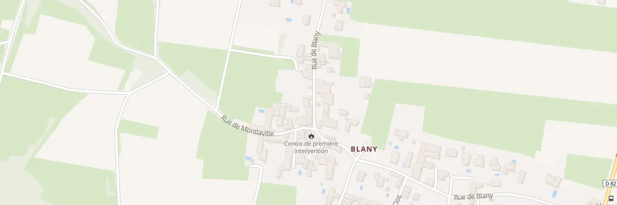 Plan du 539 Rue de Blany à Laizé
