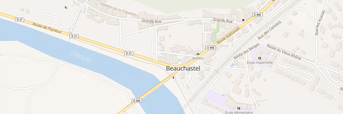 Plan du 7 Rue des Jardins à Beauchastel