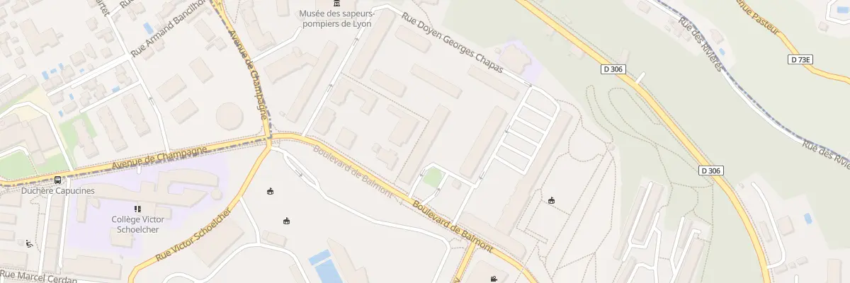 Plan du 332F Bd de Balmont à Lyon 9e Arrondissement