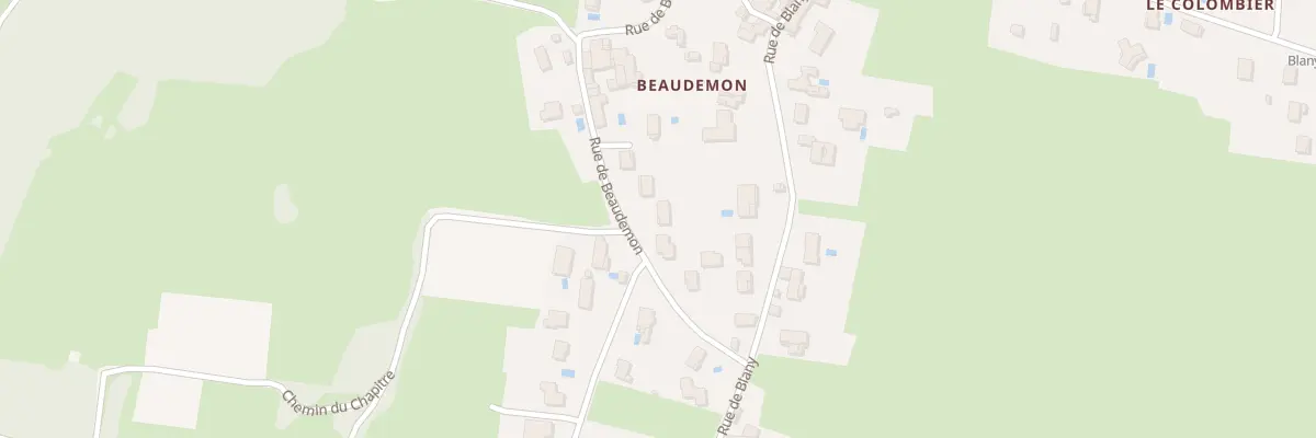 Plan du 156 Rue de Beaudemon à Laizé