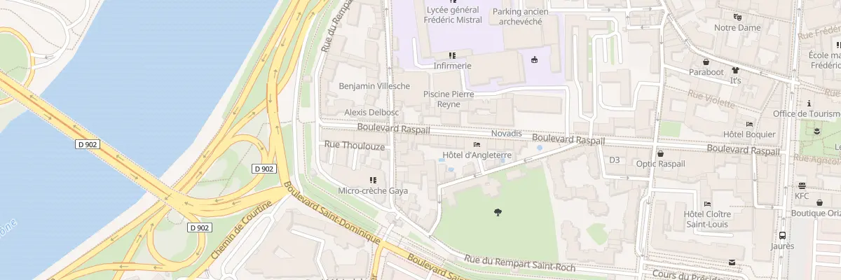 Plan du 41 Bd Raspail à Avignon