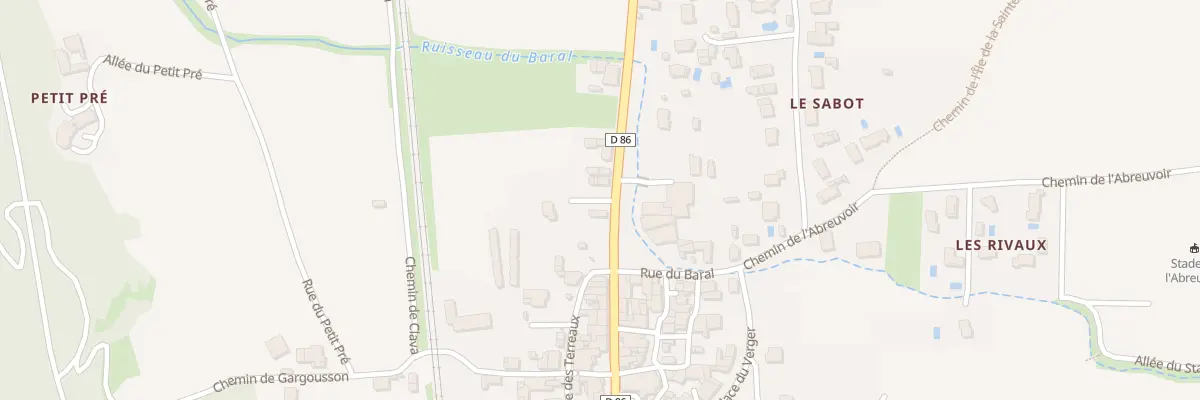 Plan du 12 Imp du Picodon à Champagne