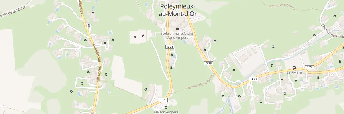 Plan du 101 Rte d’Ampère à Poleymieux-au-Mont-d’Or