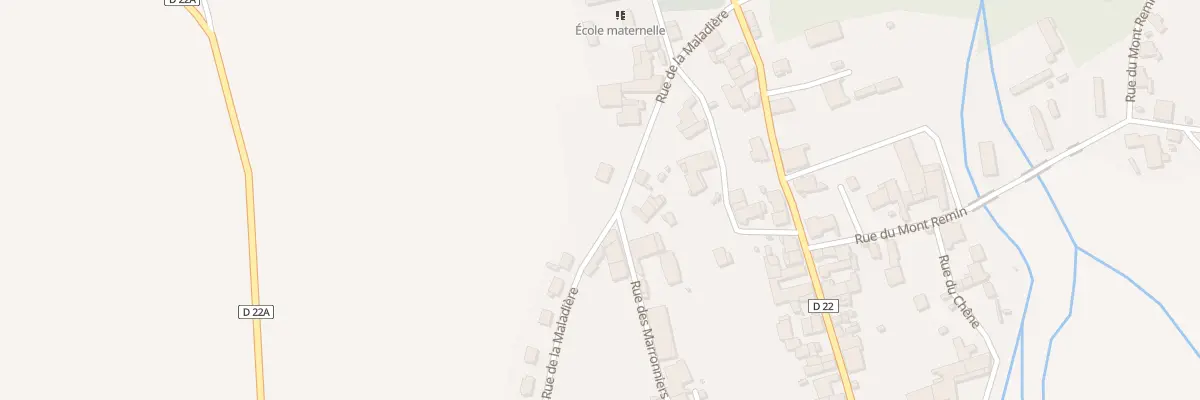 Plan du 13 Rue de la Maladière à Veuxhaulles-sur-Aube