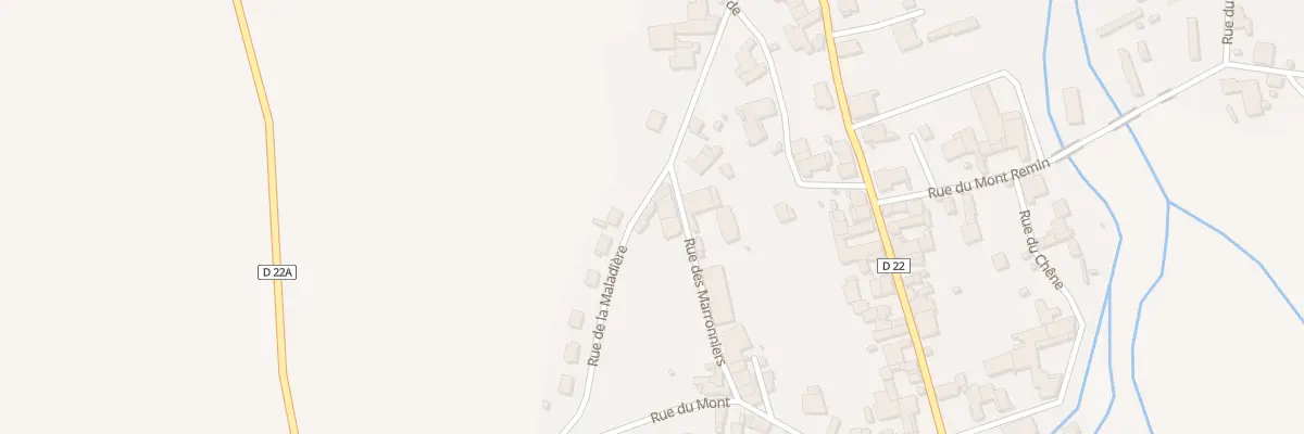 Plan du 2 Rue de la Maladière à Veuxhaulles-sur-Aube