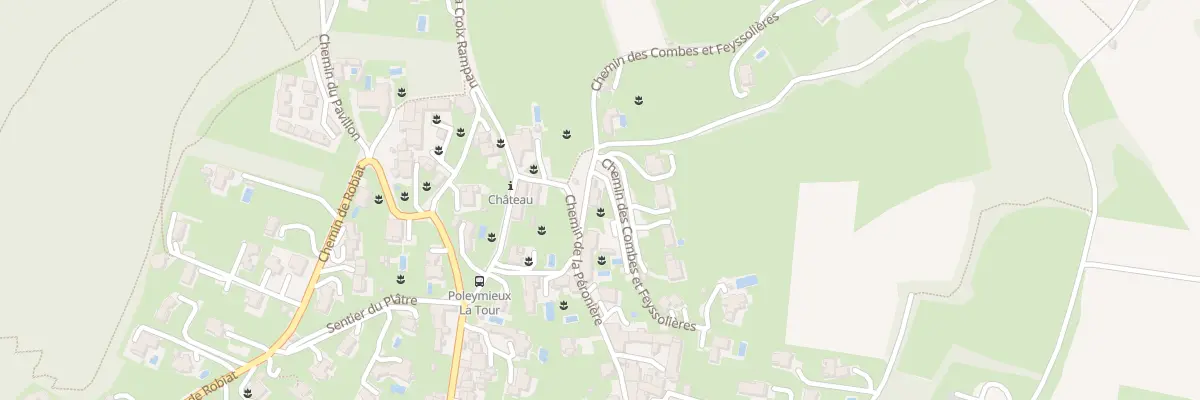 Plan du 50 Che des Combes à Poleymieux-au-Mont-d’Or