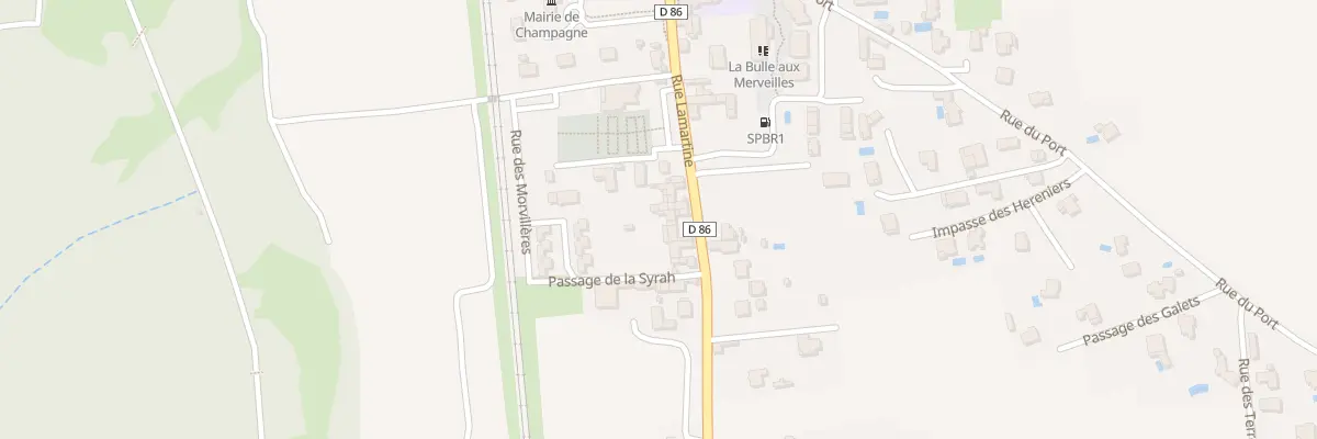 Plan du 43 Rue Lamartine à Champagne