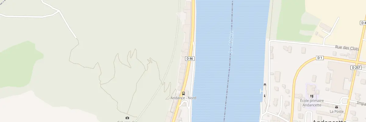 Plan du 5002 Le Chatelet à Andance