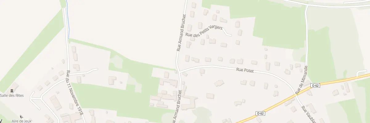 Plan du 1 Rue Potet à Chaudenay