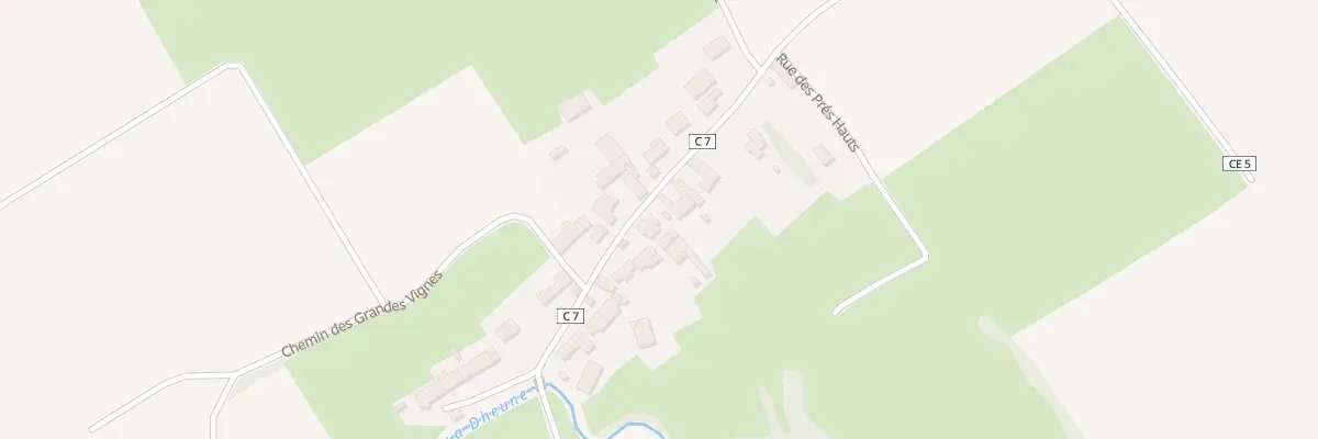 Plan du 16 Rue des Moutelles à Chaudenay