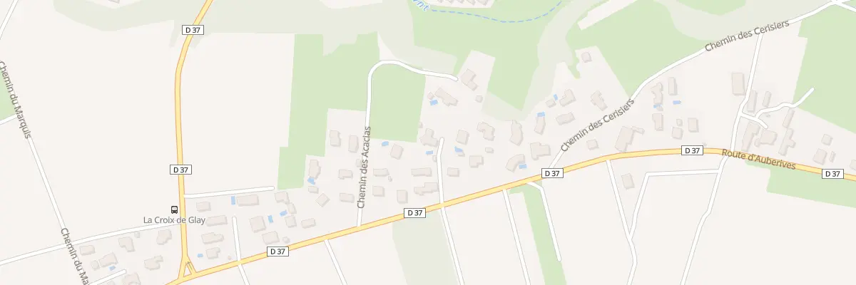 Plan du 5439 Sur Glay à Saint-Prim