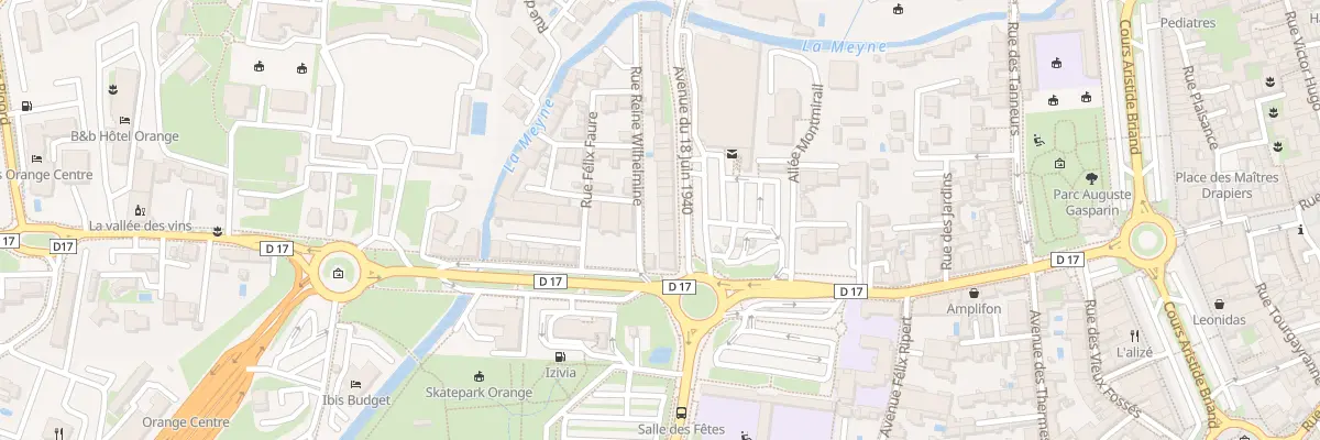 Plan du 6 Rue Reine Wilhelmine à Orange