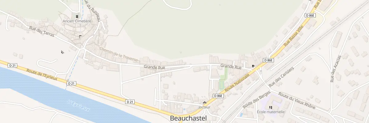 Plan du 19 Gr Grand Rue à Beauchastel
