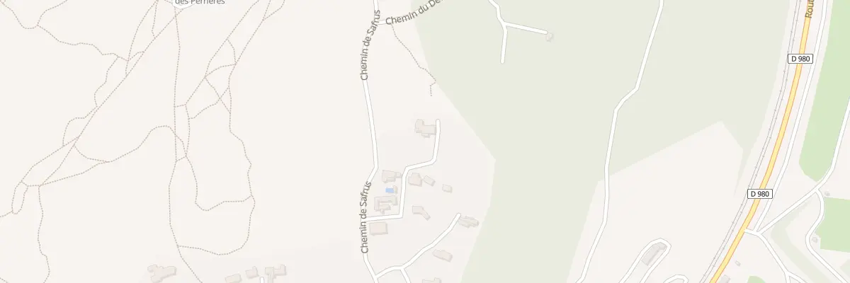 Plan du 490P Che du Safrus à Villeneuve-lès-Avignon