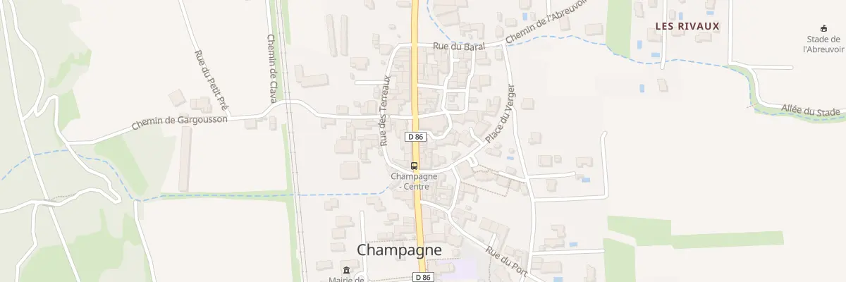 Plan du 5041 Le Village à Champagne