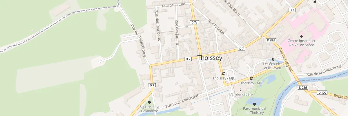 Plan du 25 Rue du Beaujolais à Thoissey