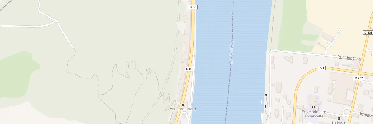 Plan du 14 Saint Clair à Andance