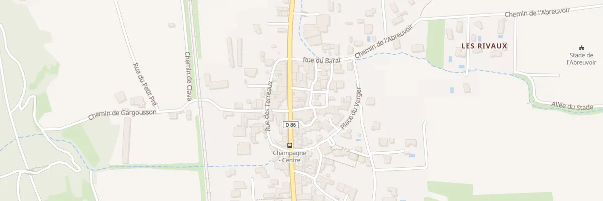 Plan du 443 Rue Lamartine à Champagne