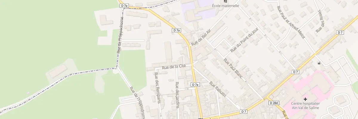 Plan du 4 Rue de la Cite à Thoissey
