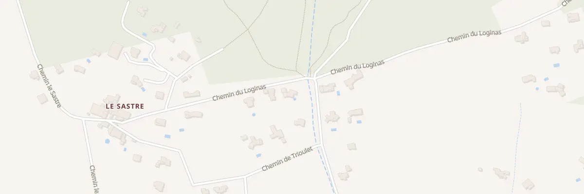 Plan du 5382 Le Sastre à Allan